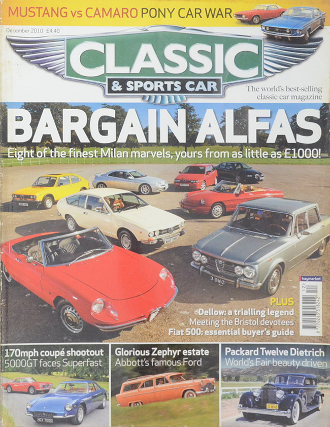 CLASSIC & SPORTS CAR Volume 29 No. 9 December 2010