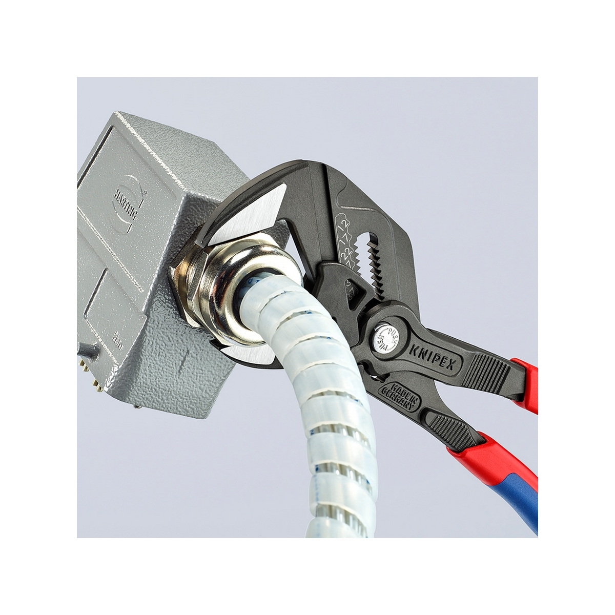 KNIPEX 86 02 250 คีมคอม้า ด้ามพลาสหนา 250mm (10")