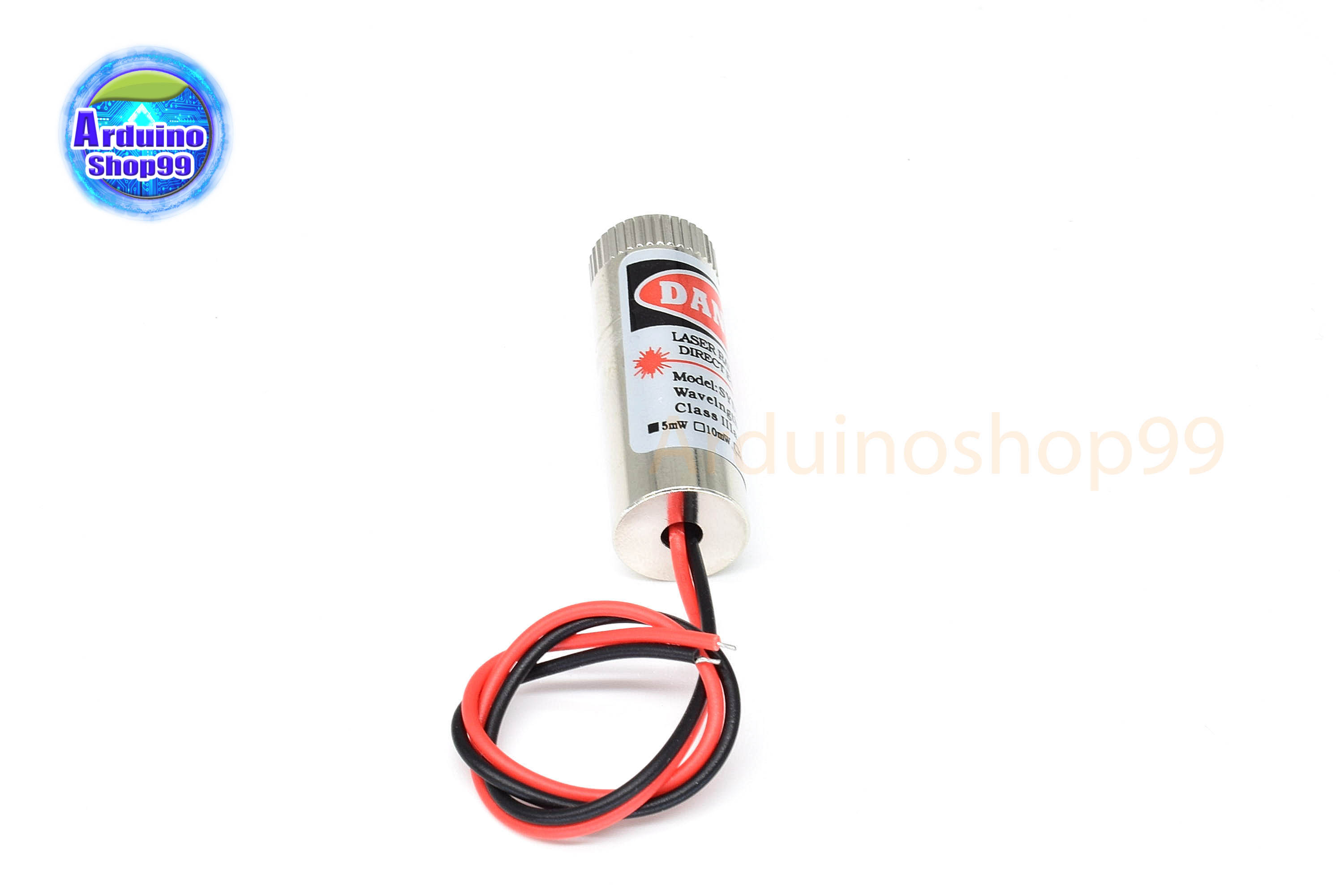 Laser 5mW 650NM เลเซอร์แบบเส้นตรง-สีแดง ปรับโฟกัสได้