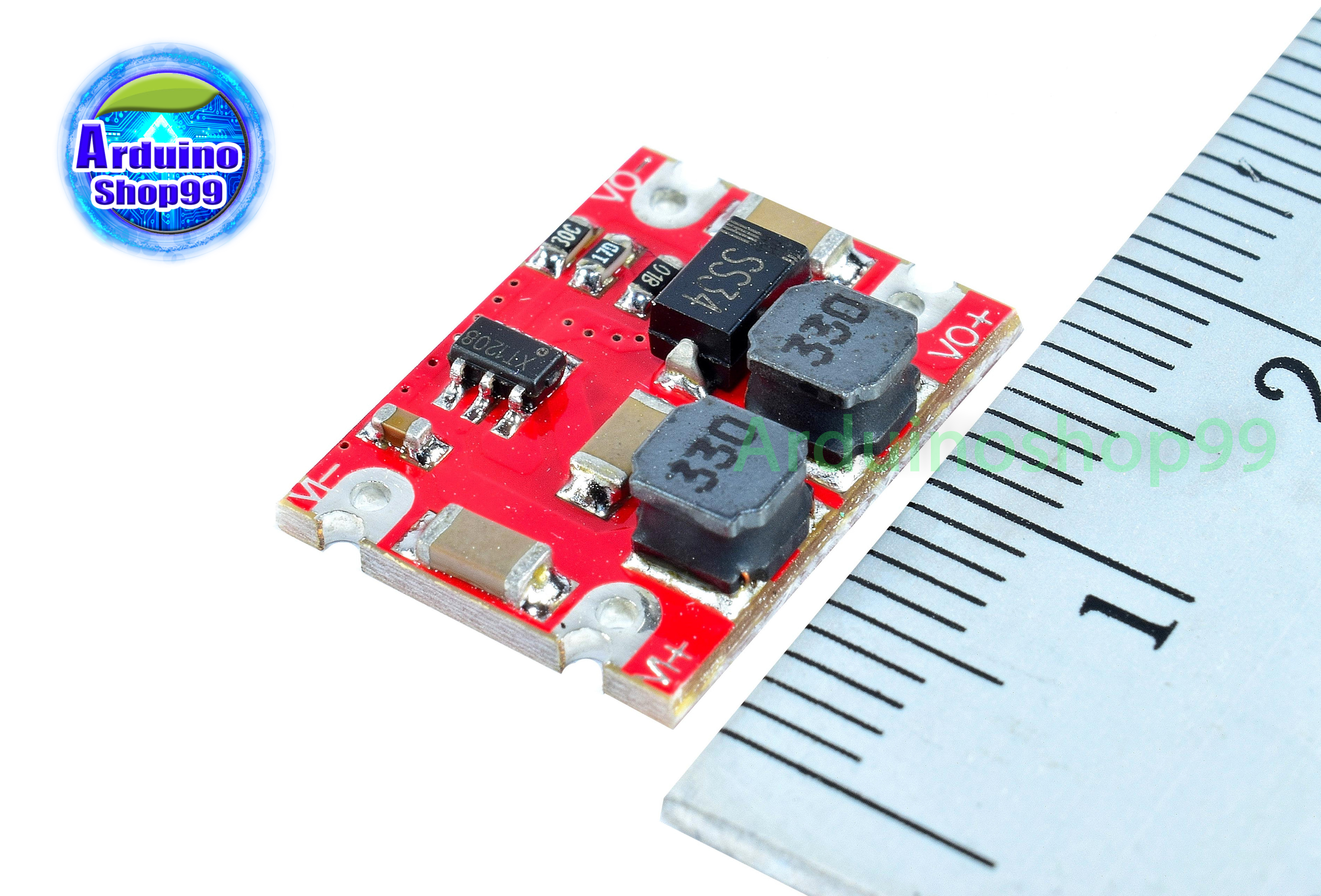 DC-DC automatic step-up and step-down module 2.5V-15V to 5V fixed output small volume power module