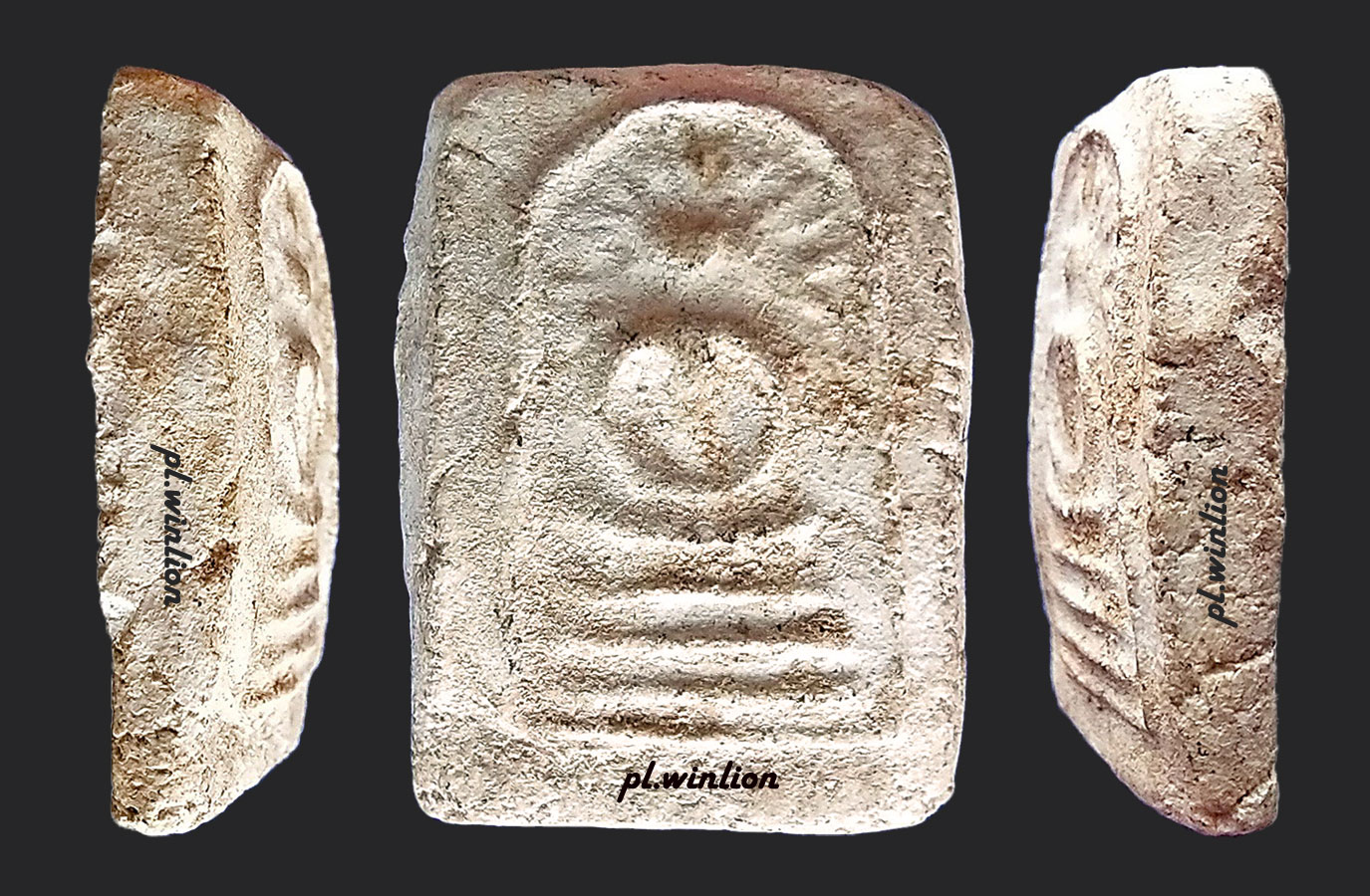 พระสมเด็จรัศมี กรุวัดคลองขอม จ.สุพรรณบุรี เนื้อขาว ปี 2460 #1