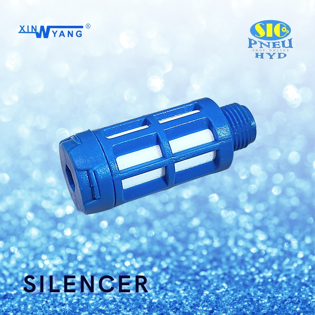 PSL : PLASTIC SILENCER ตัวเก็บเสียงพลาสติก เกลียว 1/8" - 3/4" PT