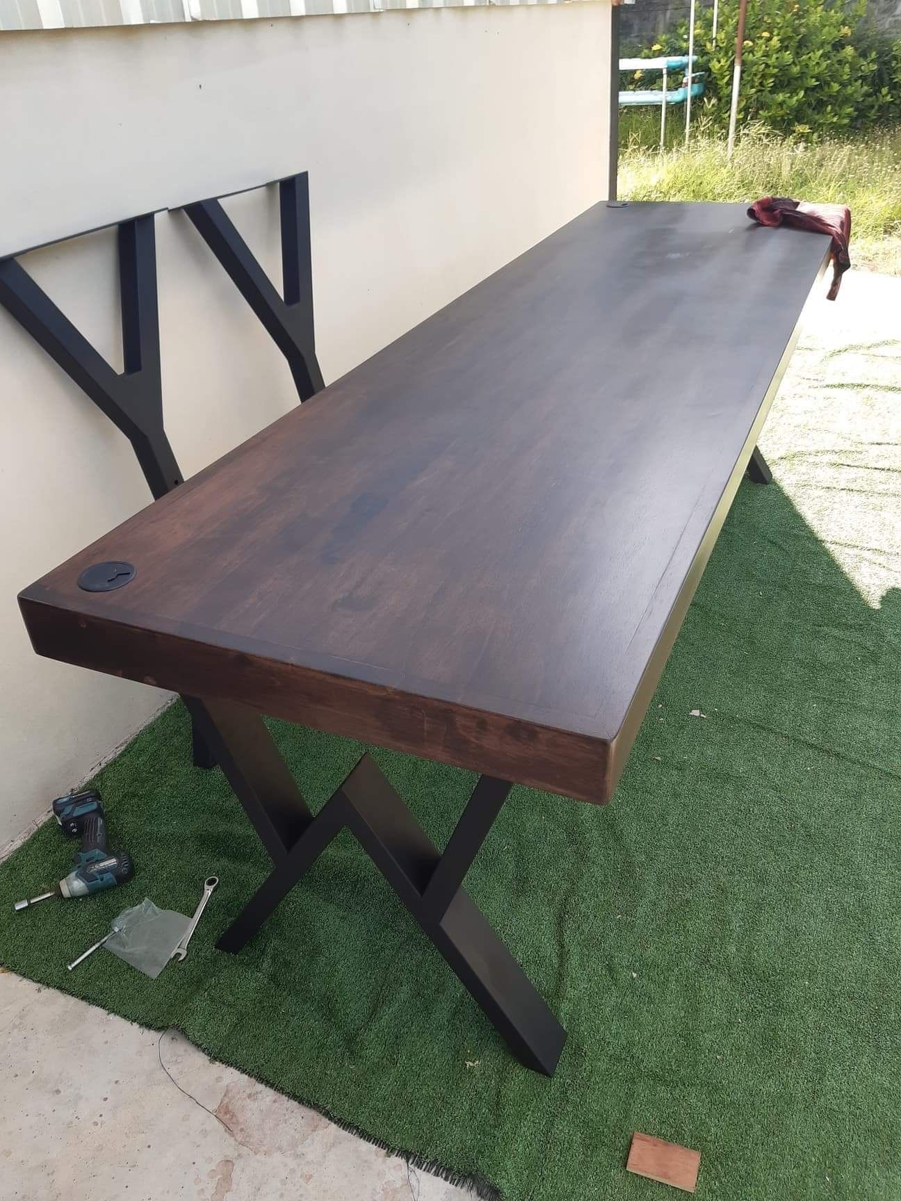 ขาเหล็กโต็ะ ทรงมุมแหลม