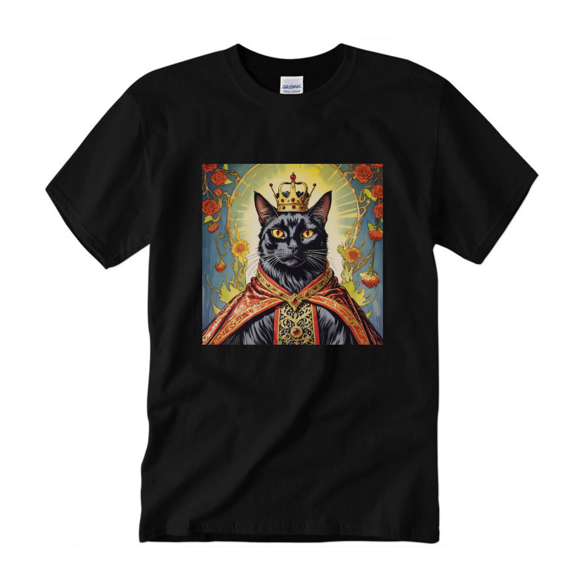 เสื้อยืดพิมพ์ลาย King of Cat No.1