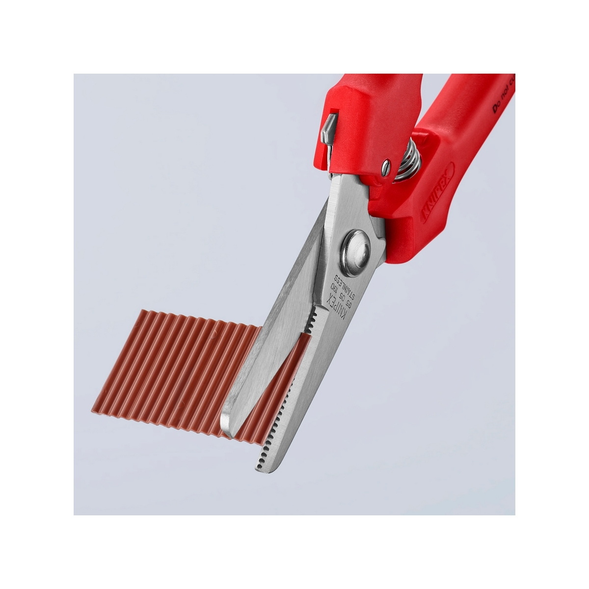 KNIPEX 95 05 190 กรรไกรอเนกประสงค์มีสปริงและตัวล็อค