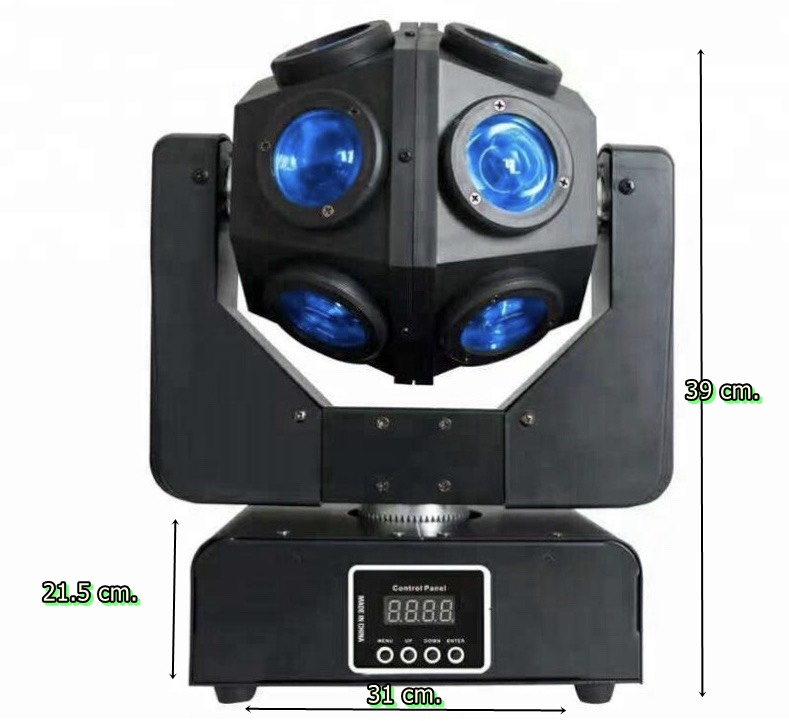 ไฟเธค ไฟดิสโก้ ไฟเลเซอร์ในผับ ไฟเลเซอร์ปาร์ตี้ คุณภาพสูง เหมาะสำหรับไพรเวทปาร์ตี้และสถานบันเทิงทุกขนาด โปรโมชั่นพิเศษ ฟรีค่าขนส่ง LED 12PCS 10W 4in1 RGBW Beam Moving Head Light