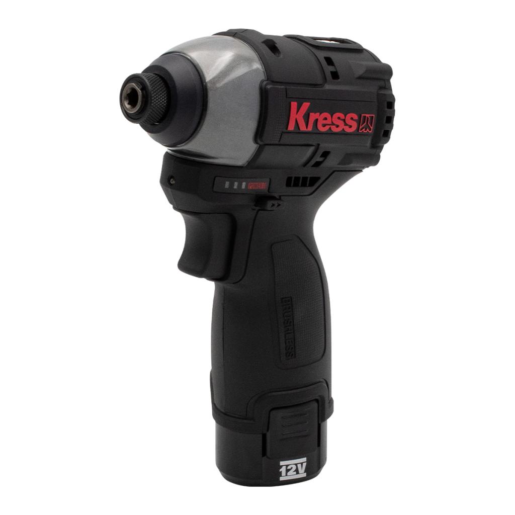 Kress KU203.4 ไขควงกระแทกไร้สาย 1/4" 12V แบตx1