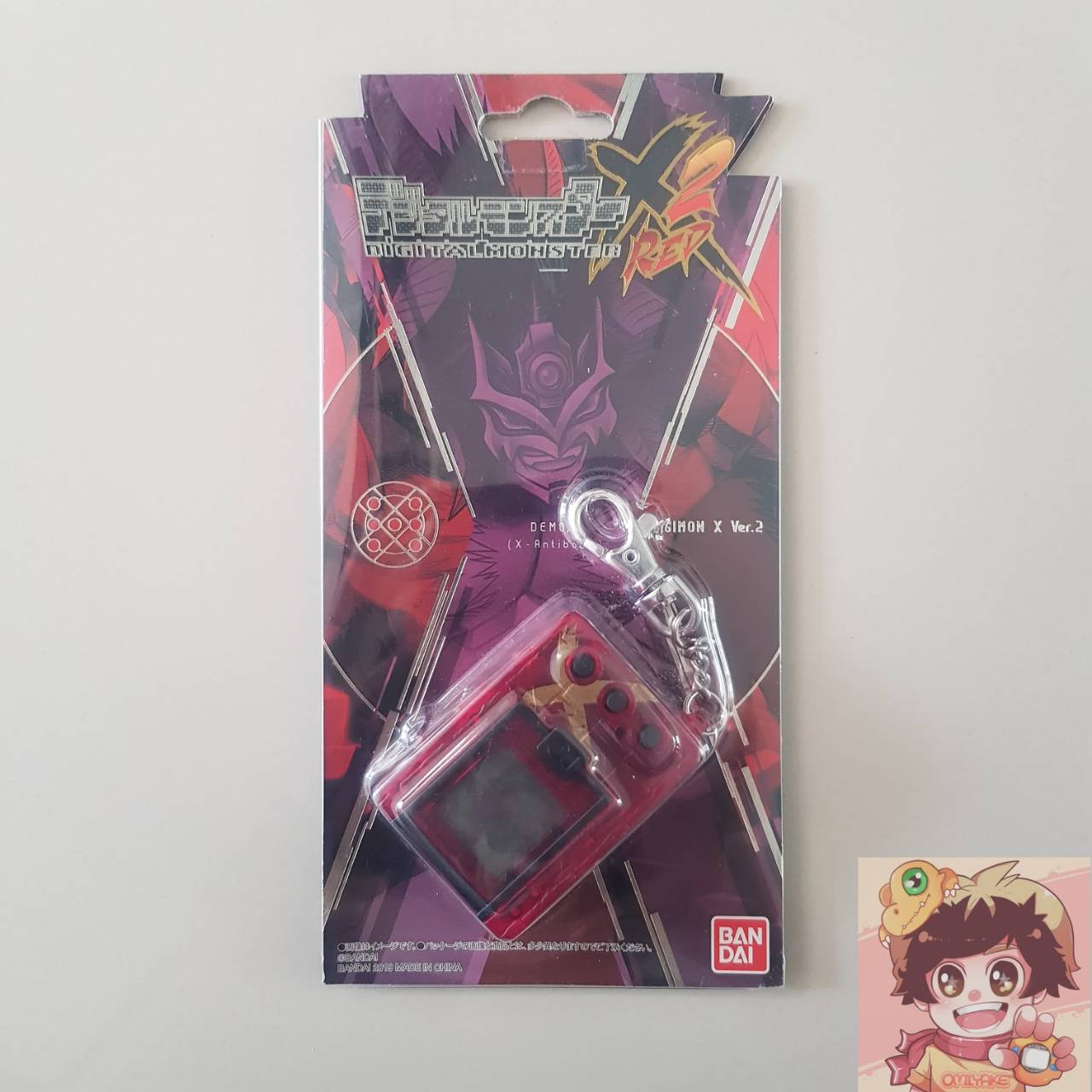 BANDAI DIGIMON Digital Monster X Ver.2 Clear Red Color(สีแดงใส)(V-pet X 2)Premium Bandai ดิจิม่อน ดิจิไวซ์[LOT JP][USED]