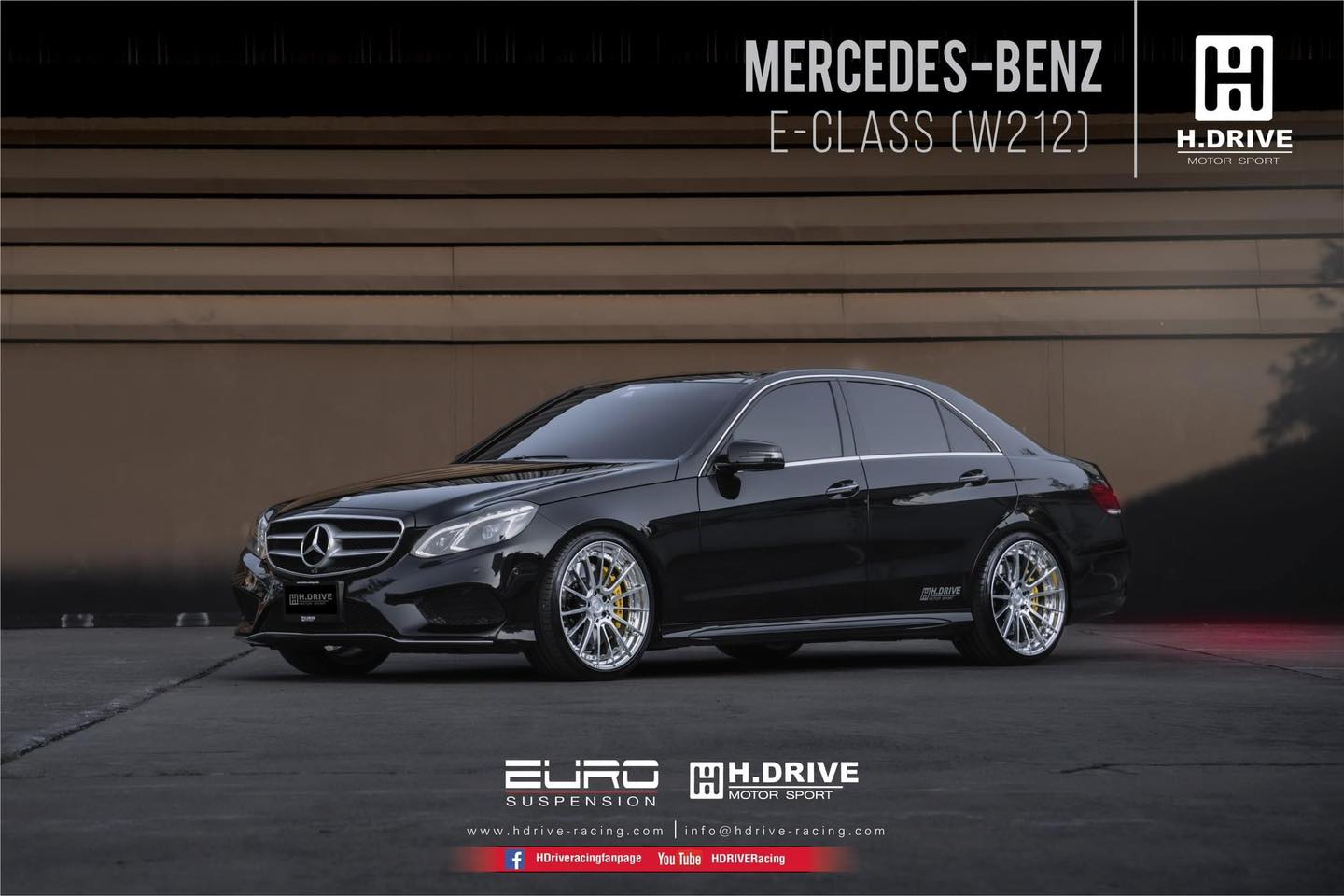 โช๊ค H.DRIVE รุ่น EURO SPEC ตรงรุ่น MERCEDES-BENZ E-CLASS W212