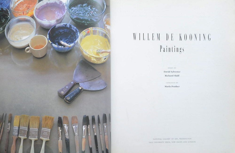 WILLEM DE KOONING: PAINTINGS