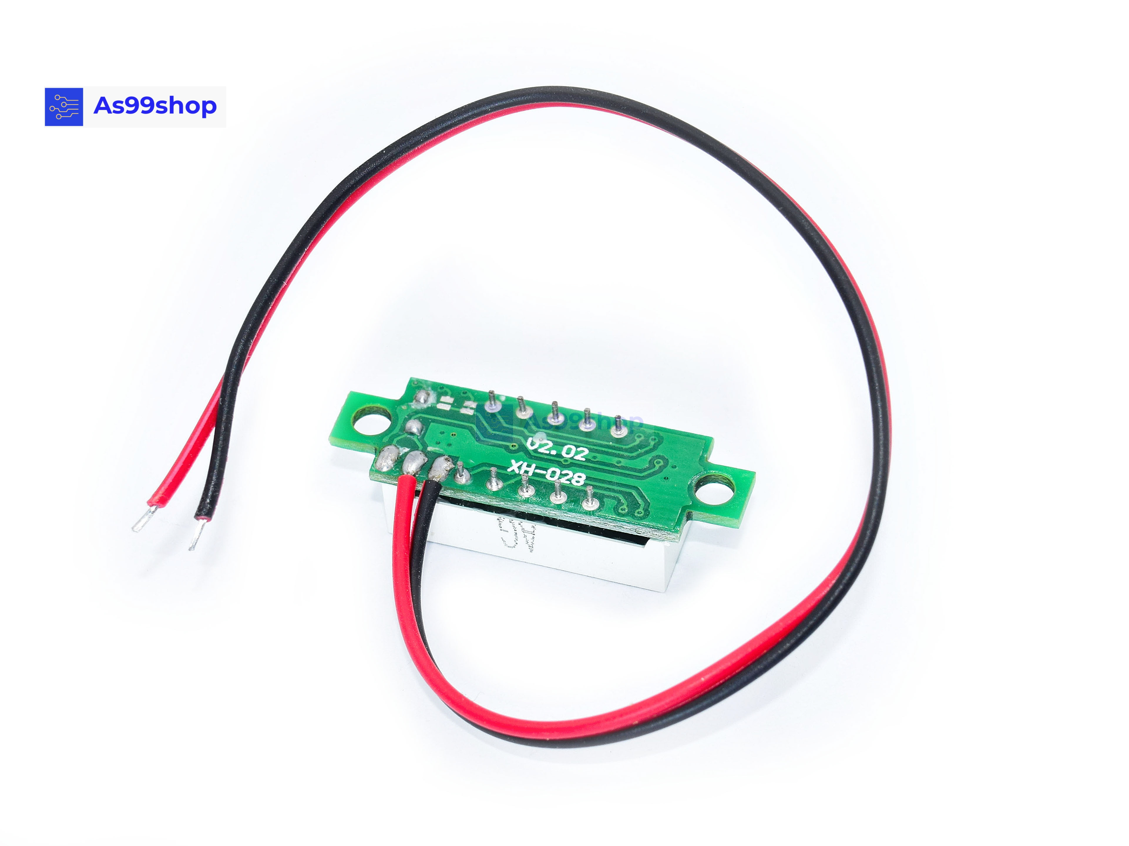 digital display 0.28 inch 4.7V-30V DC voltmeter( 2 line )สีเขียว