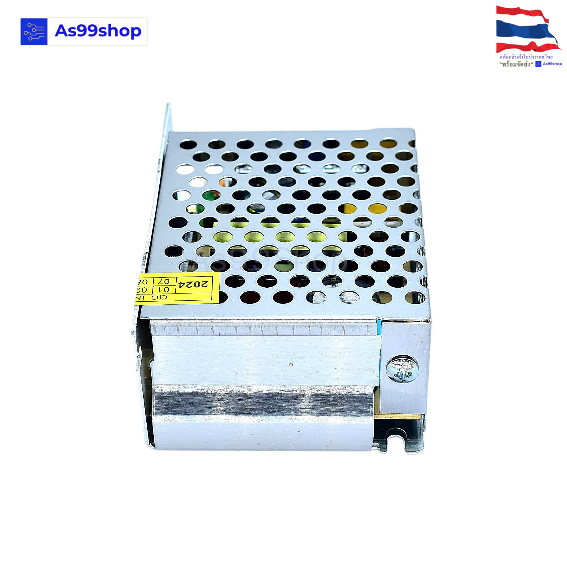 สวิตชิ่งเพาเวอร์ซัพพลาย 24V 2A 50W (สีเงิน) รุ่น S-50-24 ขนาดเล็ก Switching Power Supply แปลงไฟ AC เป็น DC สำหรับกล้อง มอเตอร์ LED CNC