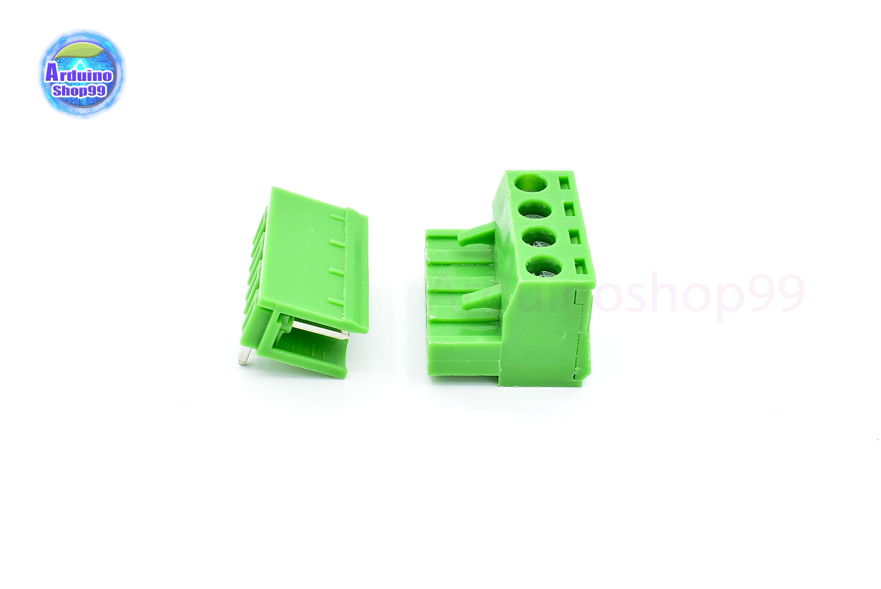 Terminal Block PCB connector 4P / 2EDGK 5.08mm plug-in ( 1 ชุด ผู้+เมีย )
