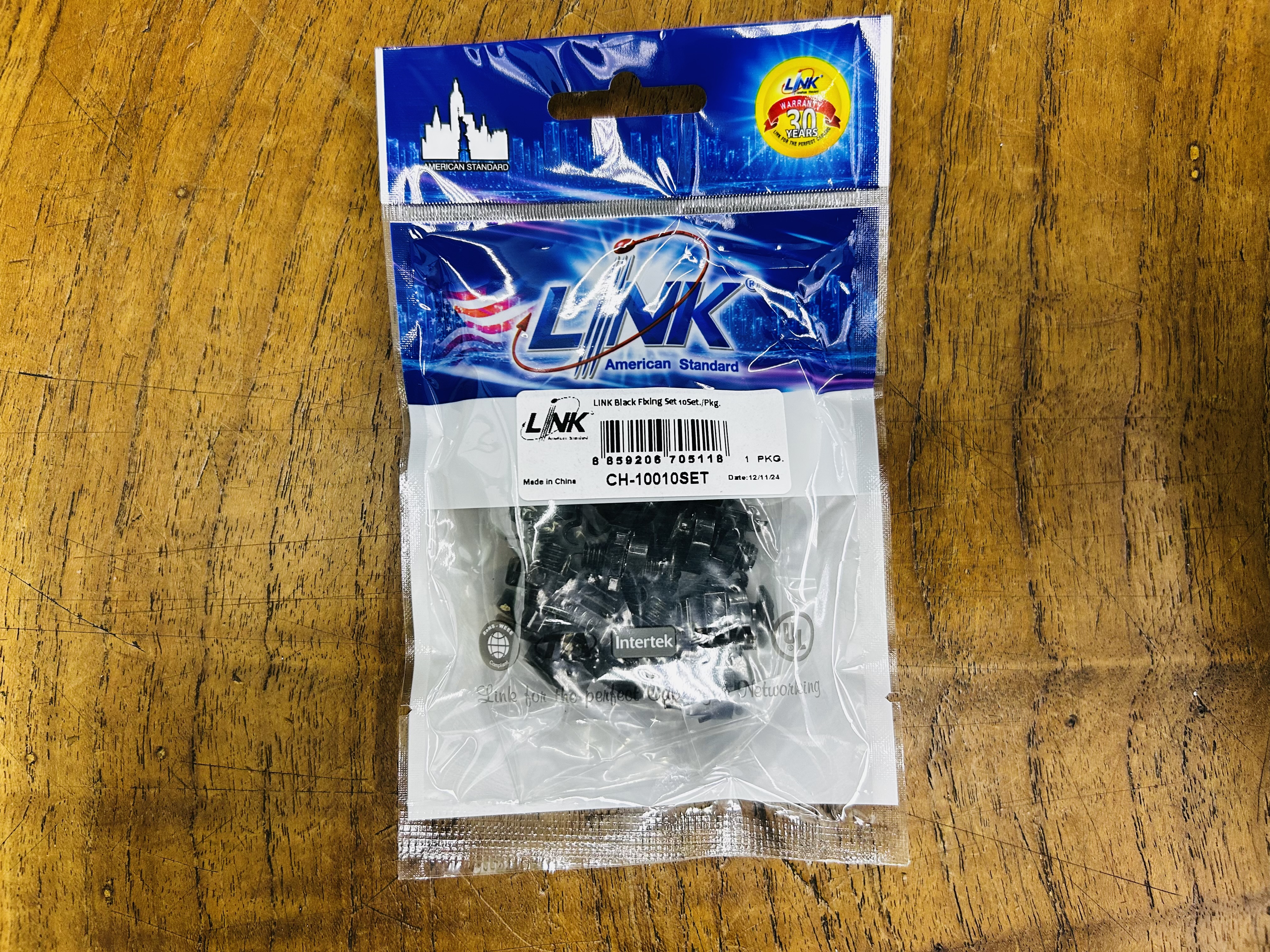 CH-10010SET Link Black Fixing Set 10Set/Pkg(น็อตตู้งแร็ก)