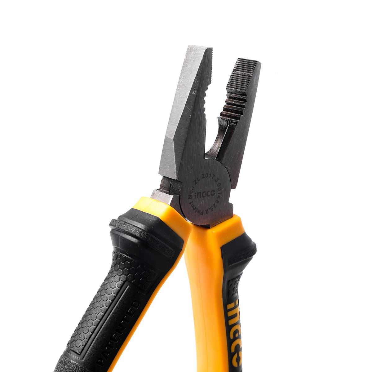 INGCO HCP08208 คีมปากจิ้งจก 8" ด้ามจับยาง