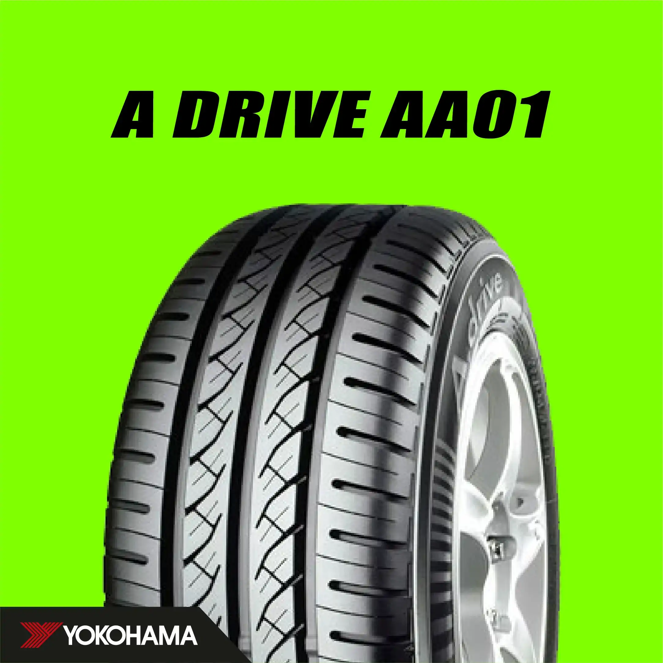ยาง YOKOHAMA A DRIVE AA01 ขนาด 195/50-15ราคาพิเศษ สั่งได้