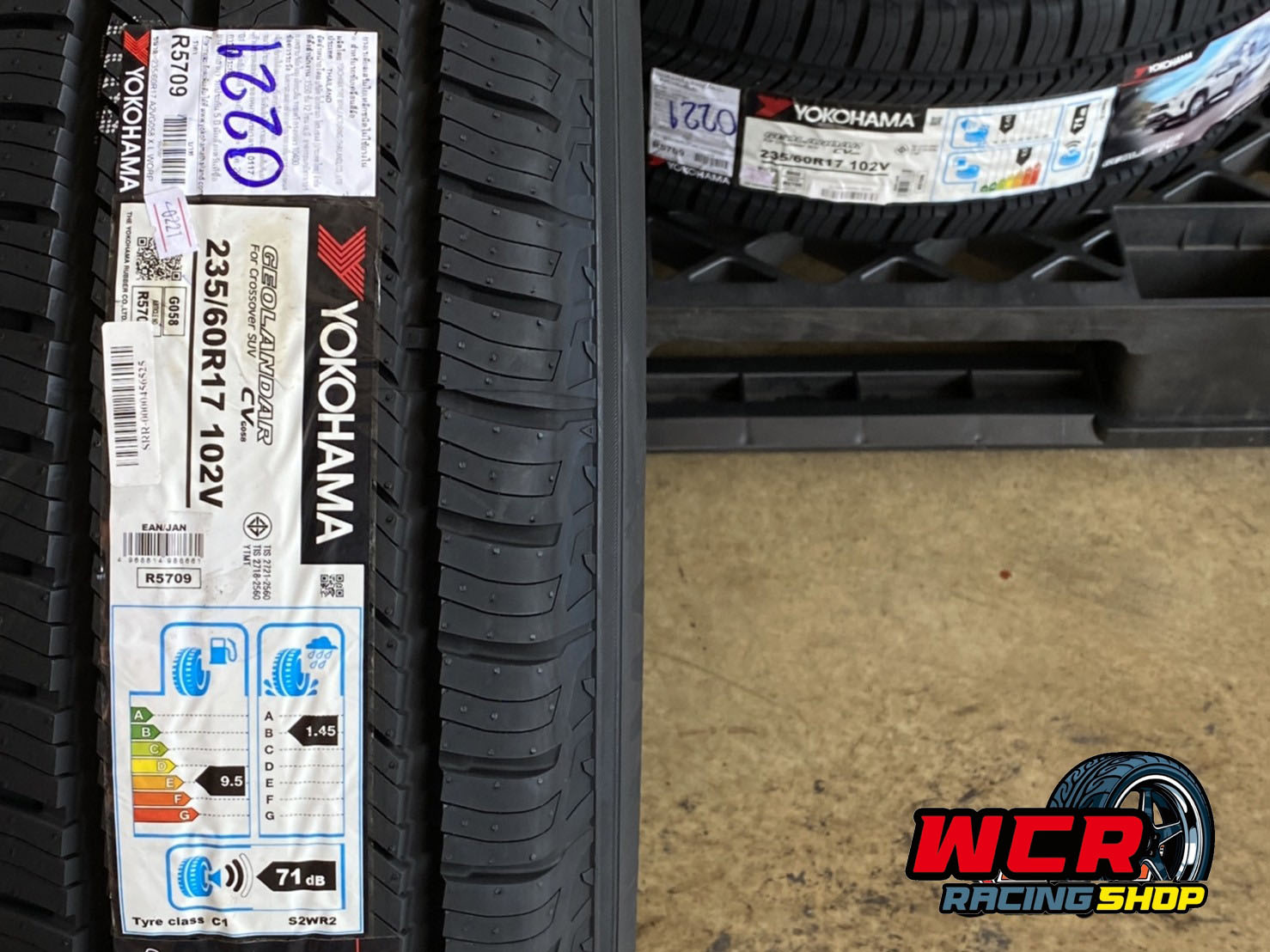 ยาง YOKOHAMA CV G058 ขนาด 235/60R17