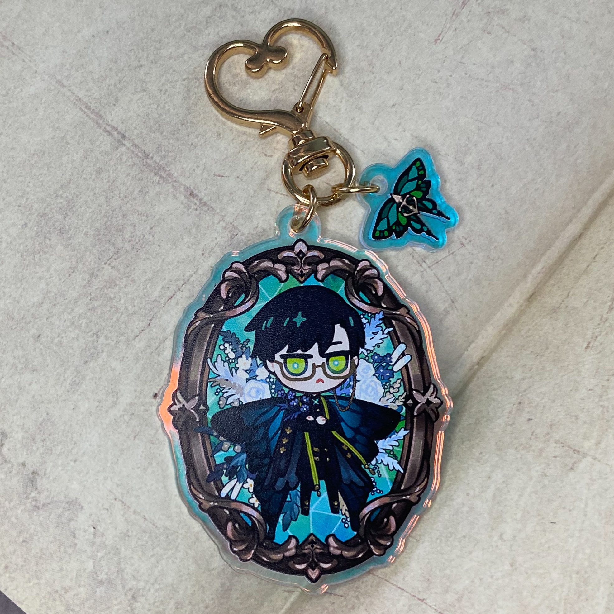 [ Stock ] Antique butterfly (Acrylic Keychain)