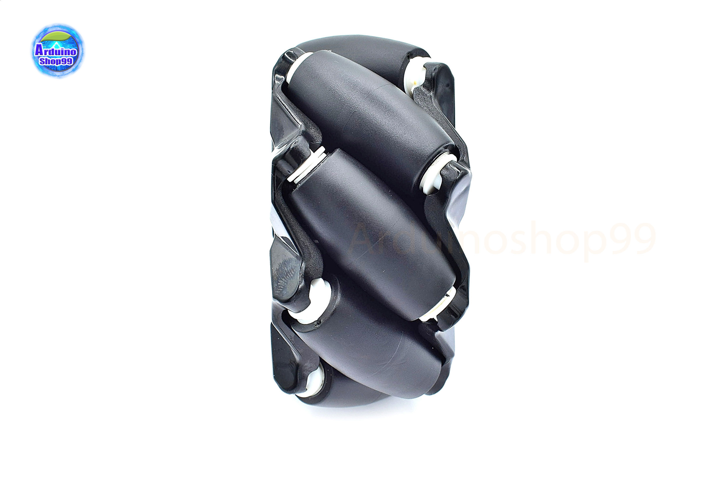 ล้อหมุนรอบทิศทางขนาด 97 mm Mecanum wheel Left and Right Steering Wheel (L+R) จำนวน 2 ล้อ:ซ้ายและขวา