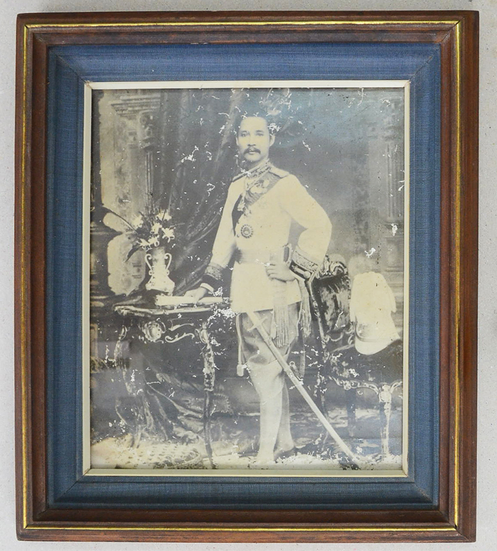 พระบรมฉายาลักษณ์ พระบาทสมเด็จพระจุลจอมเกล้าเจ้าอยู่หัว (พร้อมกรอบ)