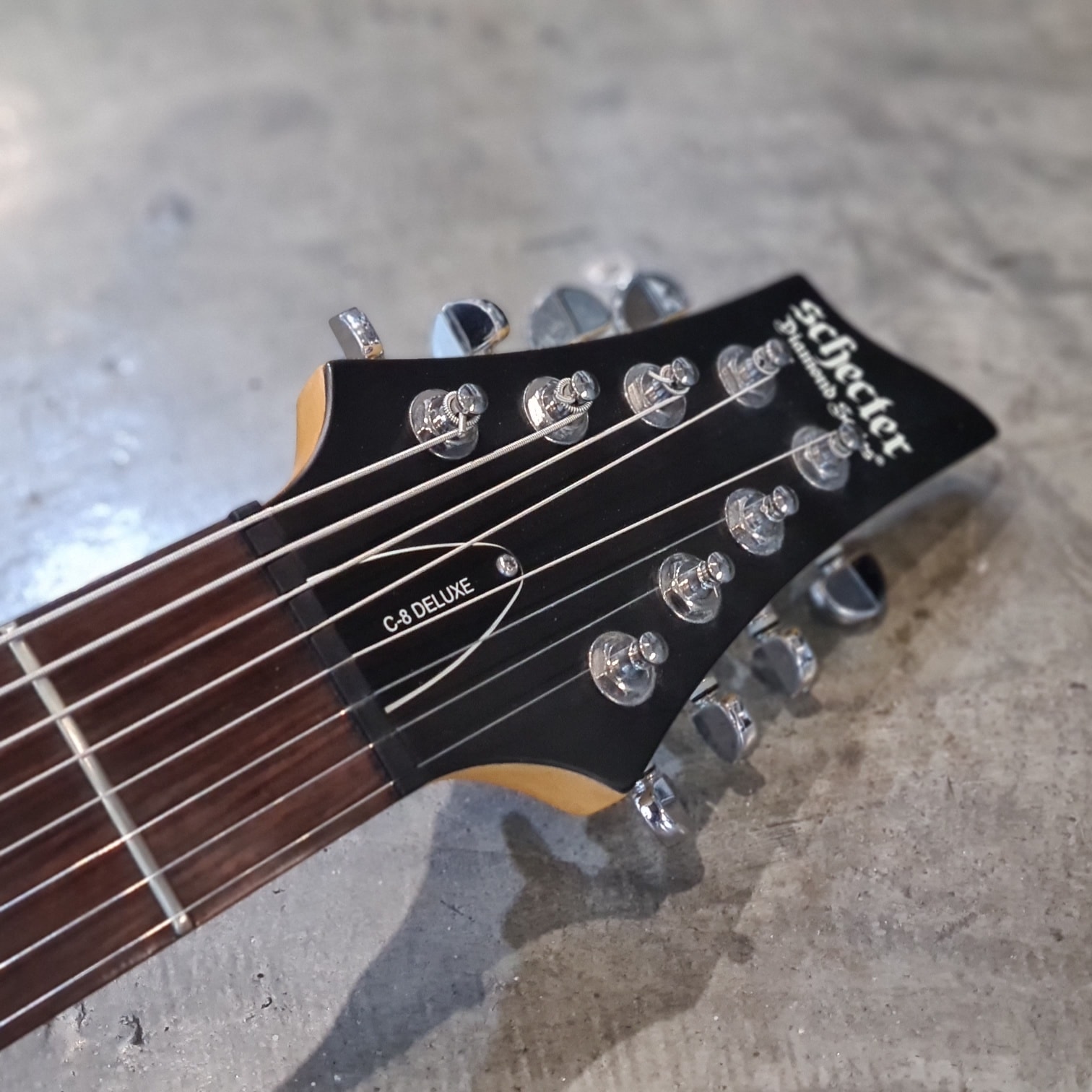 (USED) SCHECTER C8-ELITE SATIN BLACK