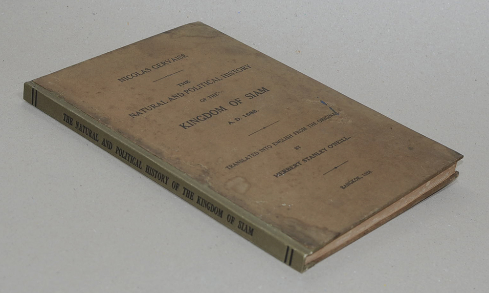 THE NATURAL AND POLITICAL HISTORY OF THE KINGDOM OF SIAM