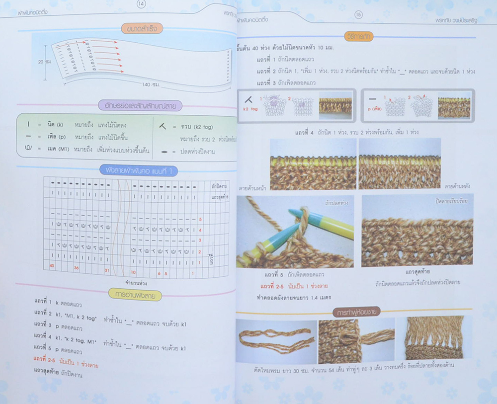ผ้าพันคอนิตติ้ง