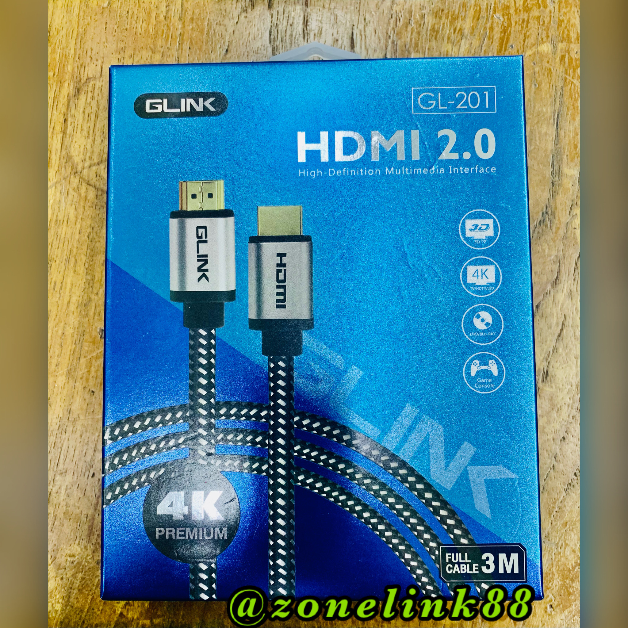 GLINK GL-201 3M HDMI 2.0 High-Definition Multimedia Interface