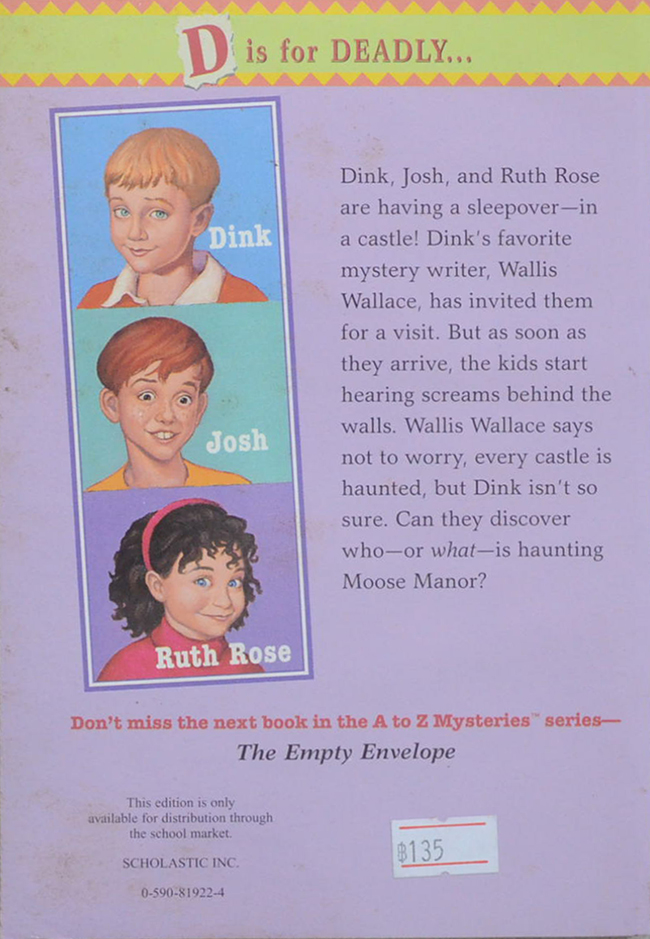 A to Z MYSTERIES The Deadly Dungeon