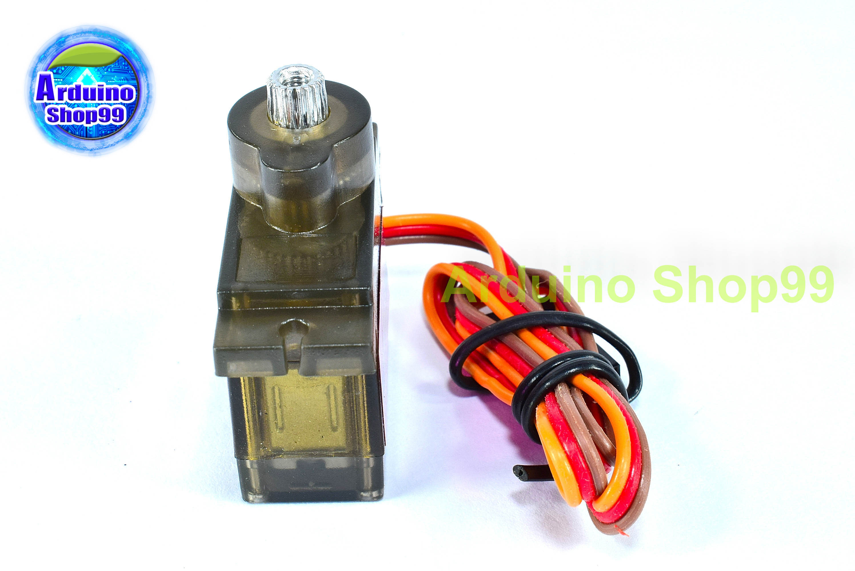 เซอร์โว Tower pro MG90S หมุนได้ 360 องศา กลับหน้า-หลังได้ คล้ายมอเตอร์ แรงบิด 2 kg/cm (4.8V) เฟืองโลหะ