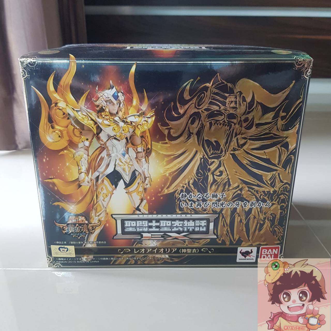Saint Seiya Cloth Myth EX- Leo Aiolia(God Cloth)[BANDAI]เซนต์เซย์ย่า ก๊อดคลอธ โกลด์เซนต์ประจำราศีสิงห์ เลโอ ไอโอเรีย ผู้ดูแลปราสาทราชสีห์ 1 ใน 12 ปราสาทแห่งแซงค์ทัวรี่[LOT JP][USED]