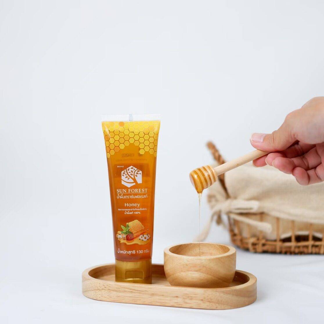 น้ำผึ้งแท้ หลอดบีบ 130 g.