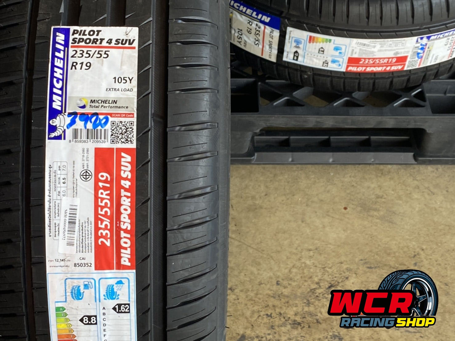 ยางขนาดMICHELIN PILOT SPORT4 SUV ขนาด 235/55R19