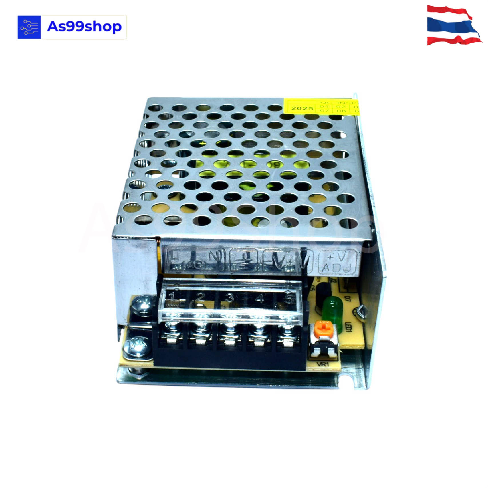 12V 3A 36W สวิตชิ่งเพาเวอร์ซัพพลาย Switching Power Supply (สีเงิน) S-36-12