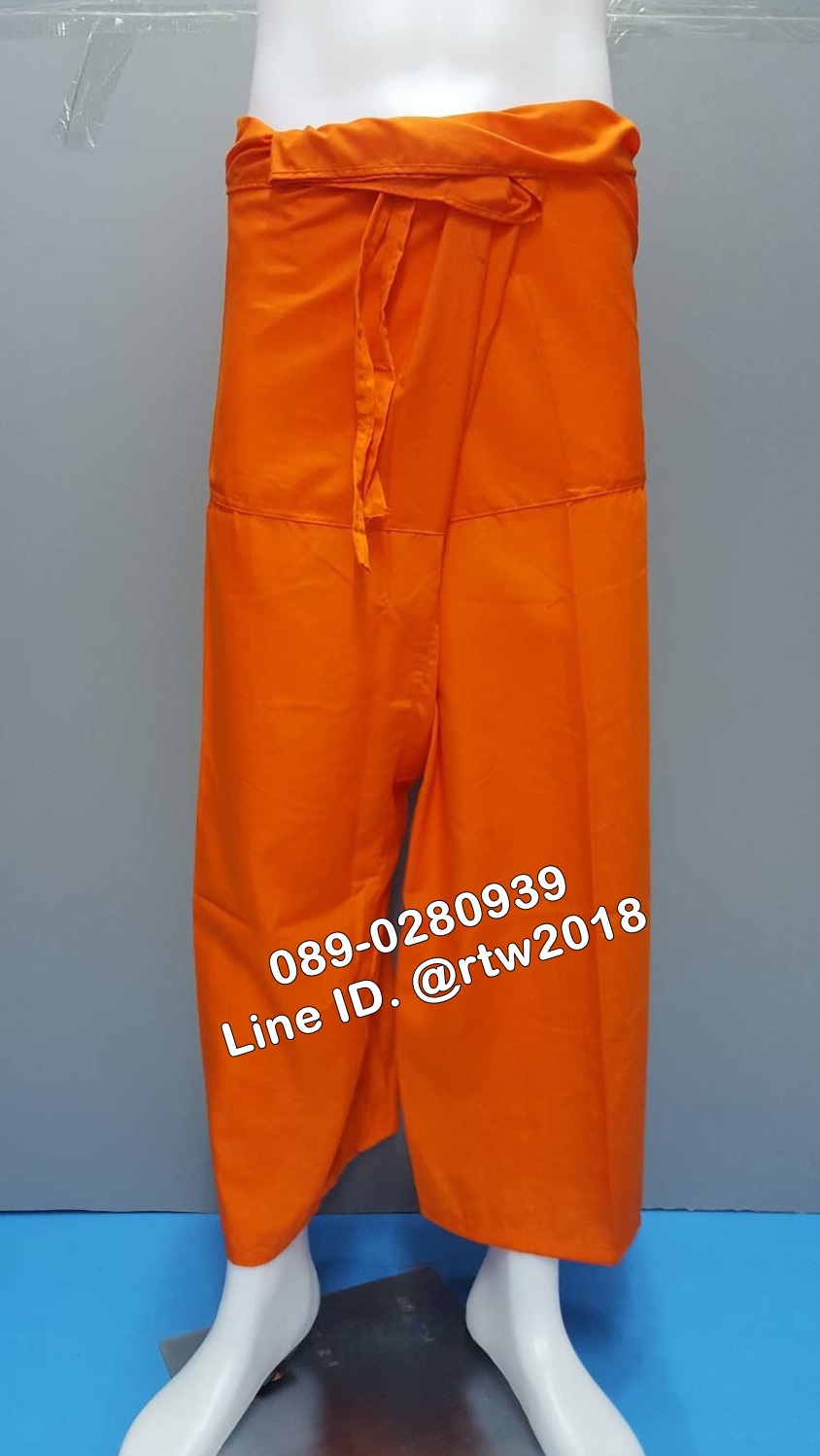 กางเกงสปาขายาวสีส้ม (รหัส E39)