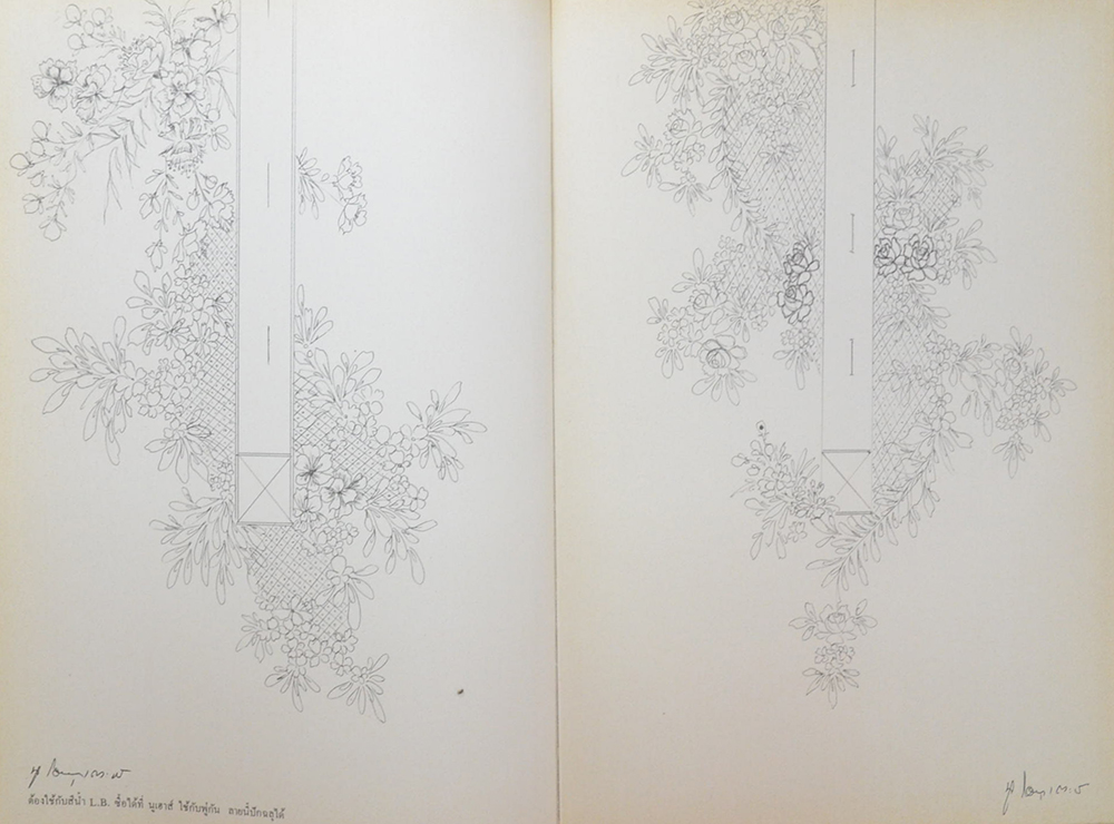 แบบและสวดลายสำหรับระบาสี (เล่มที่ 1 ปี 2524)