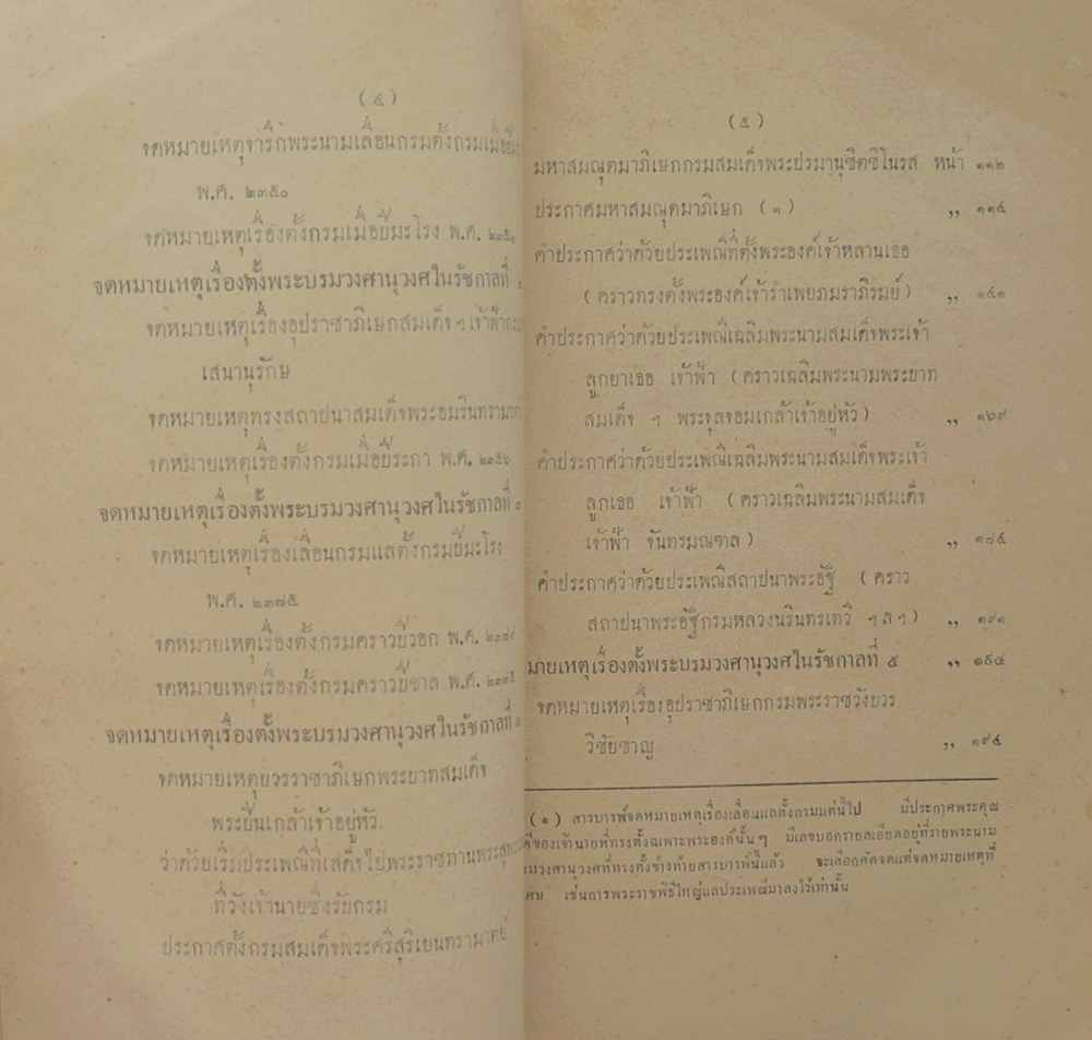 จดหมายเหตุ เรื่องทรงตั้งพระบรมวงศานุวงศ กรุงรัตนโกสินทร์