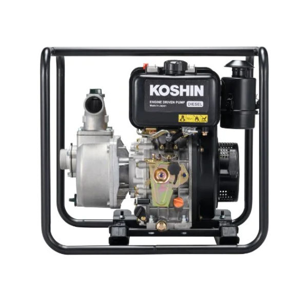 KOSHIN SEV-50D ปั๊มน้ำหอยโข่ง 2"x2" เครื่องยนต์ดีเซล 5.4HP H.32m 630L/min