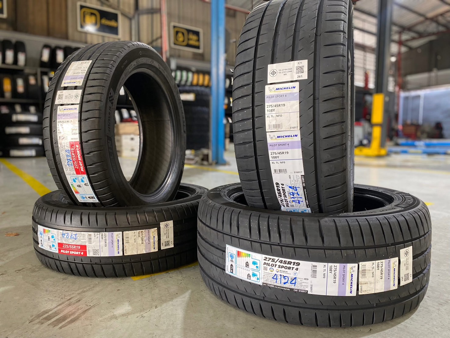 Michelin Pilot sport4 NFO ขนาด 275/45/19