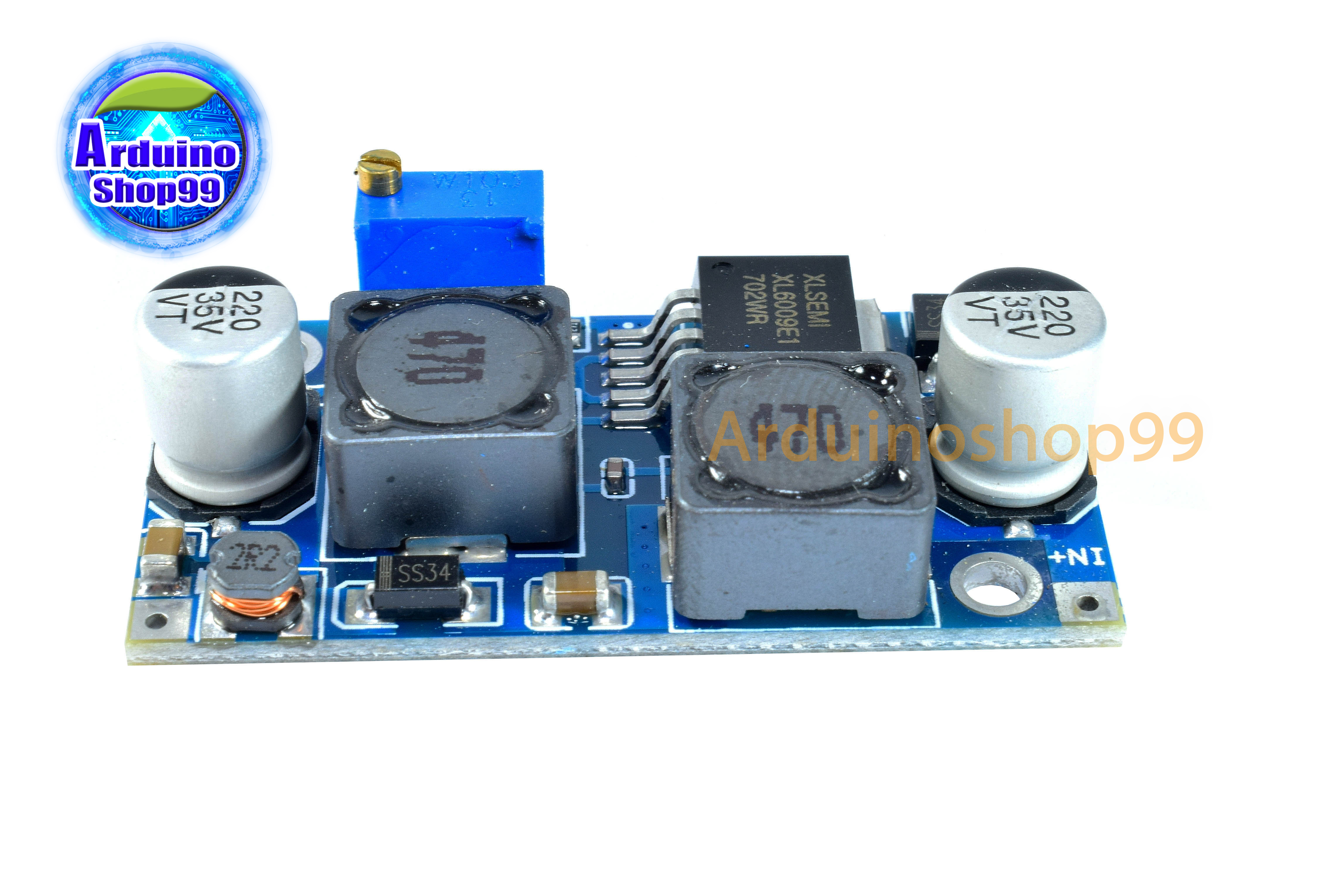 DC-DC Boost Buck fine step into the Automatic Converter XL6009 is ideal for solar panel( Step-Up )