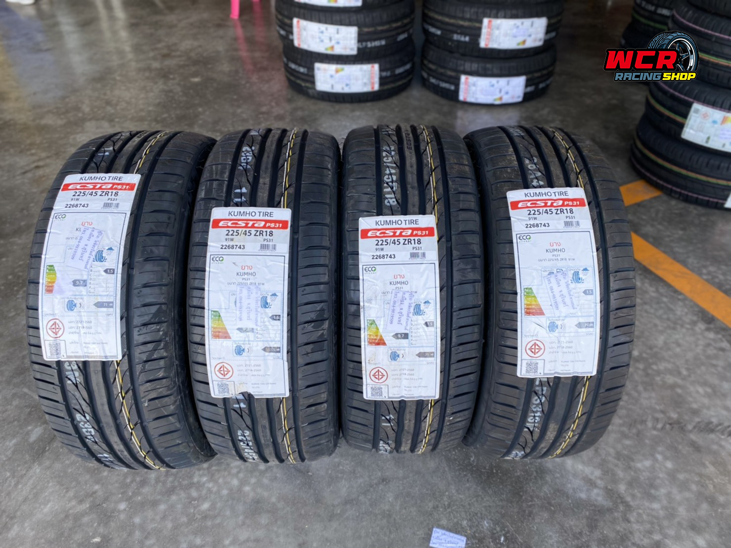 ยางรถยนต์ KUMHO PS31-VN-KR ขนาด 225/45R18