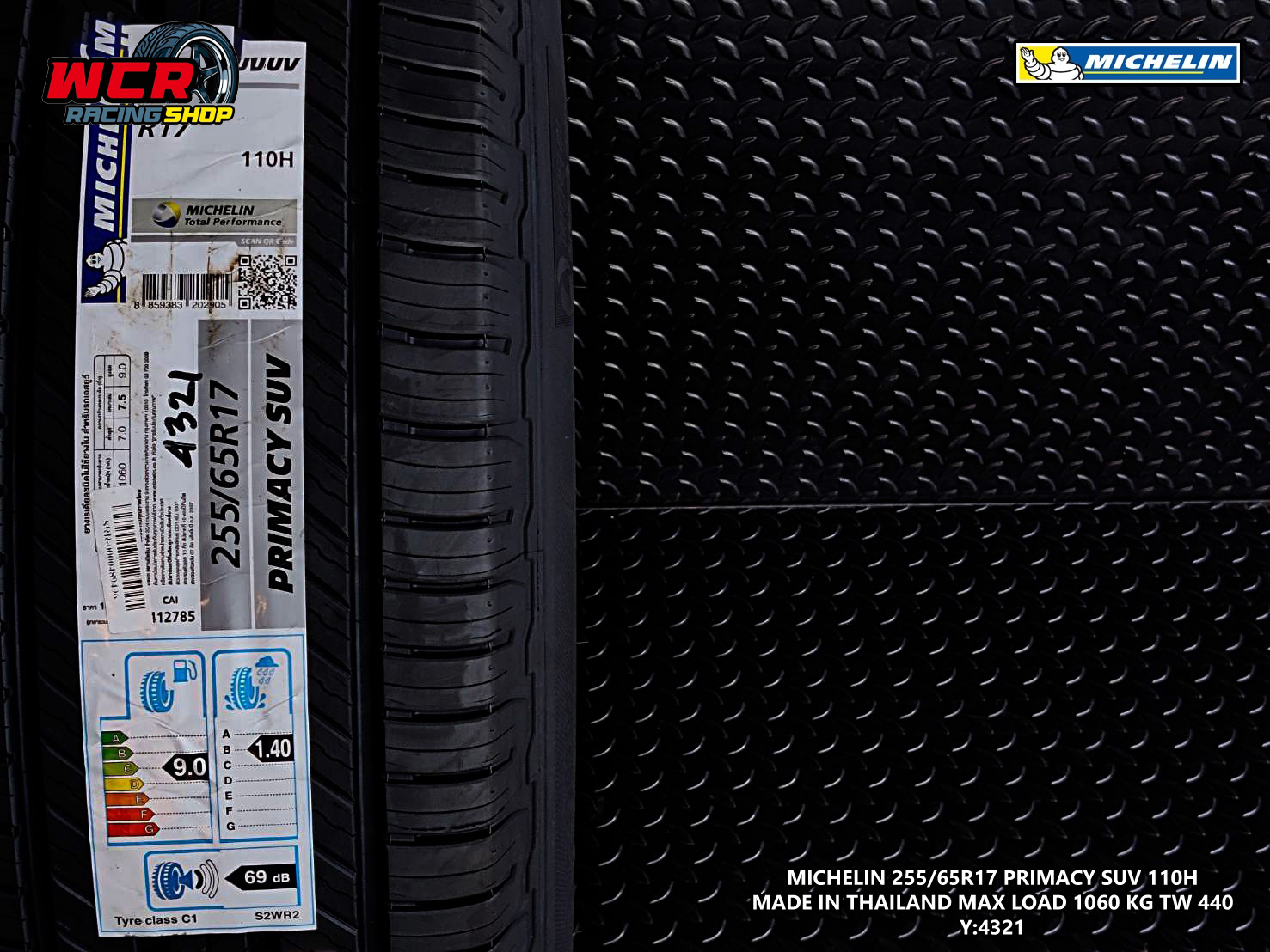 ยาง MICHELIN_PRIMACY_SUV ขนาด 255/65-17
