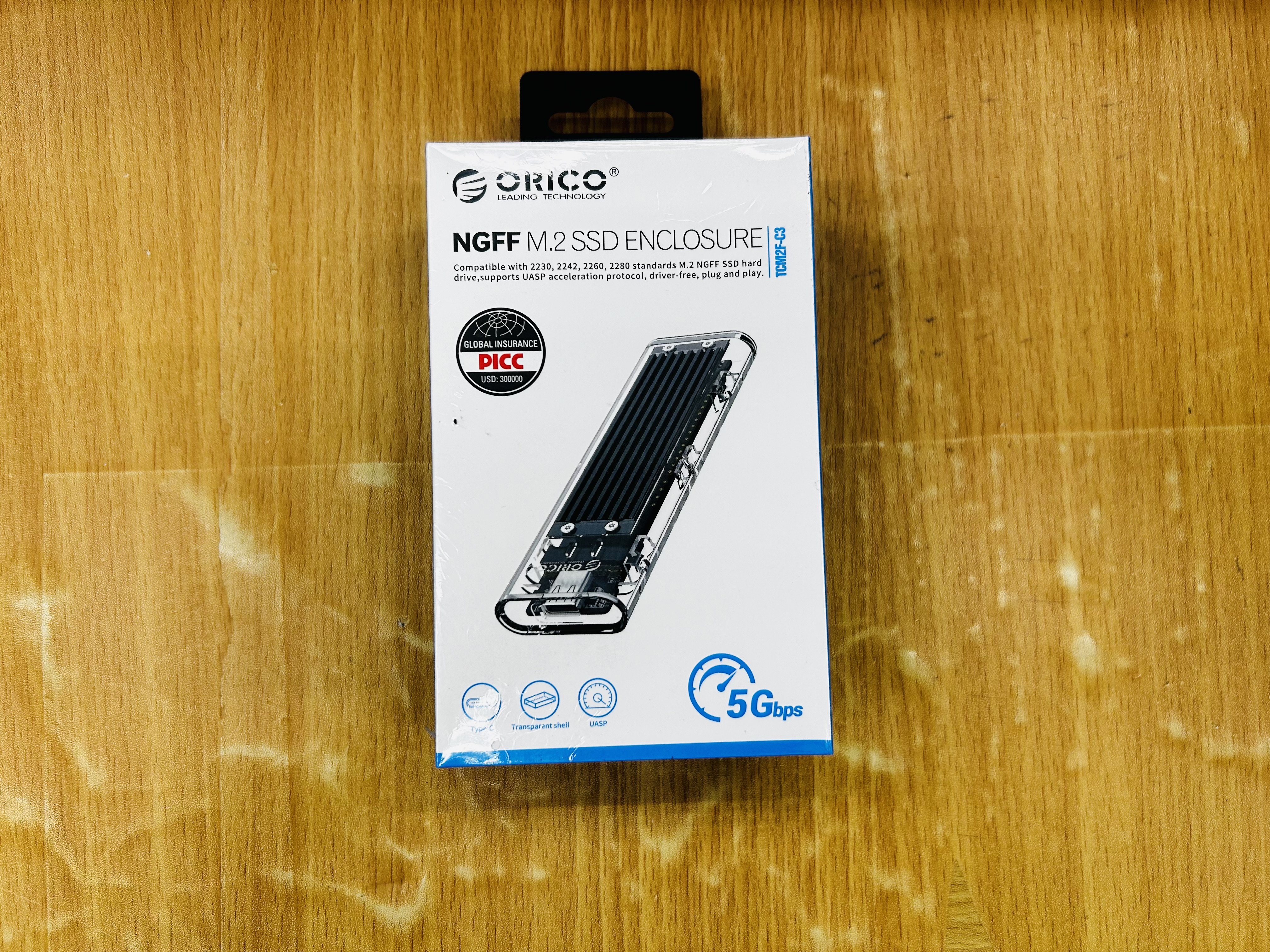 Orico TCM2F-C3 NGFF M.2 SSD Enclosure