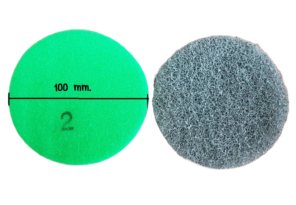 แผ่นขัดใยสังเคราะห์ 4 นิ้ว Circle polishing pad (4")