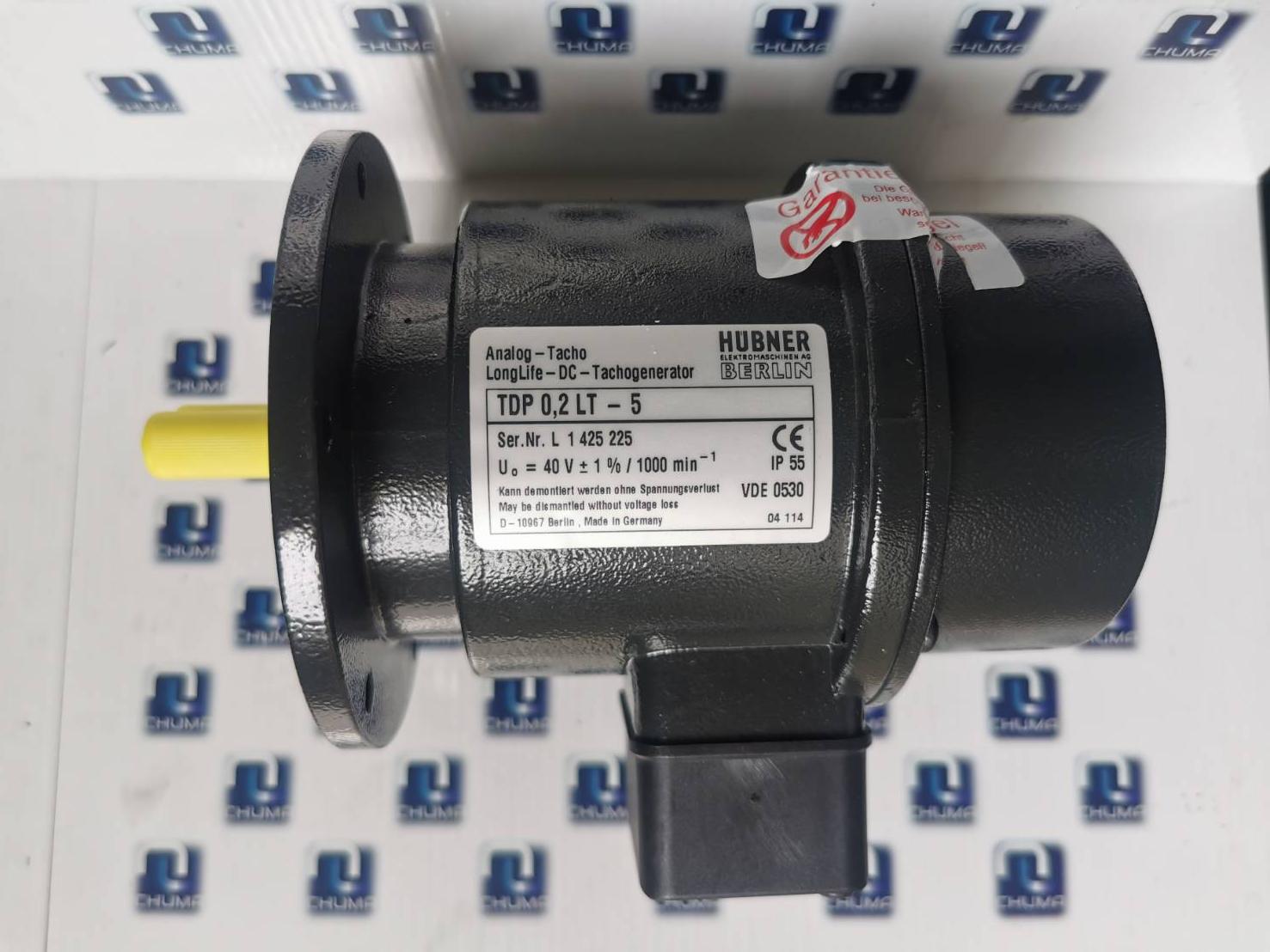 Hubner Berlin, Analog tacho, longlife, DC Tachogenerator, TDP 0,2 LT - 5