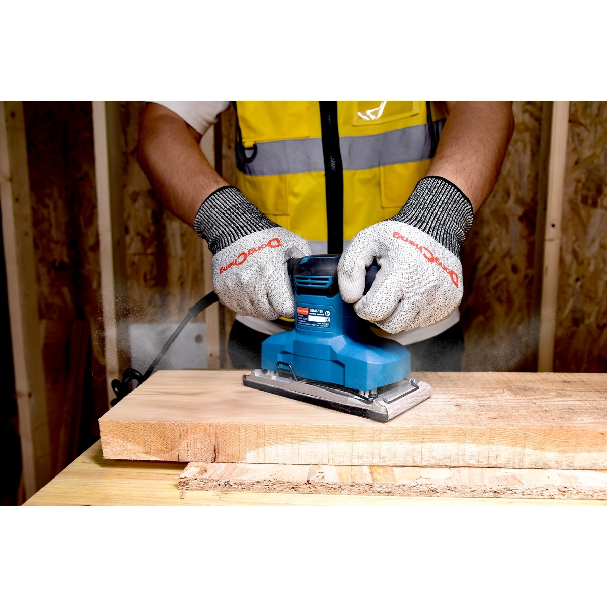 Dong Cheng DSB03-185 เครื่องขัดกระดาษทรายแบบสั่น 114x234mm 320W