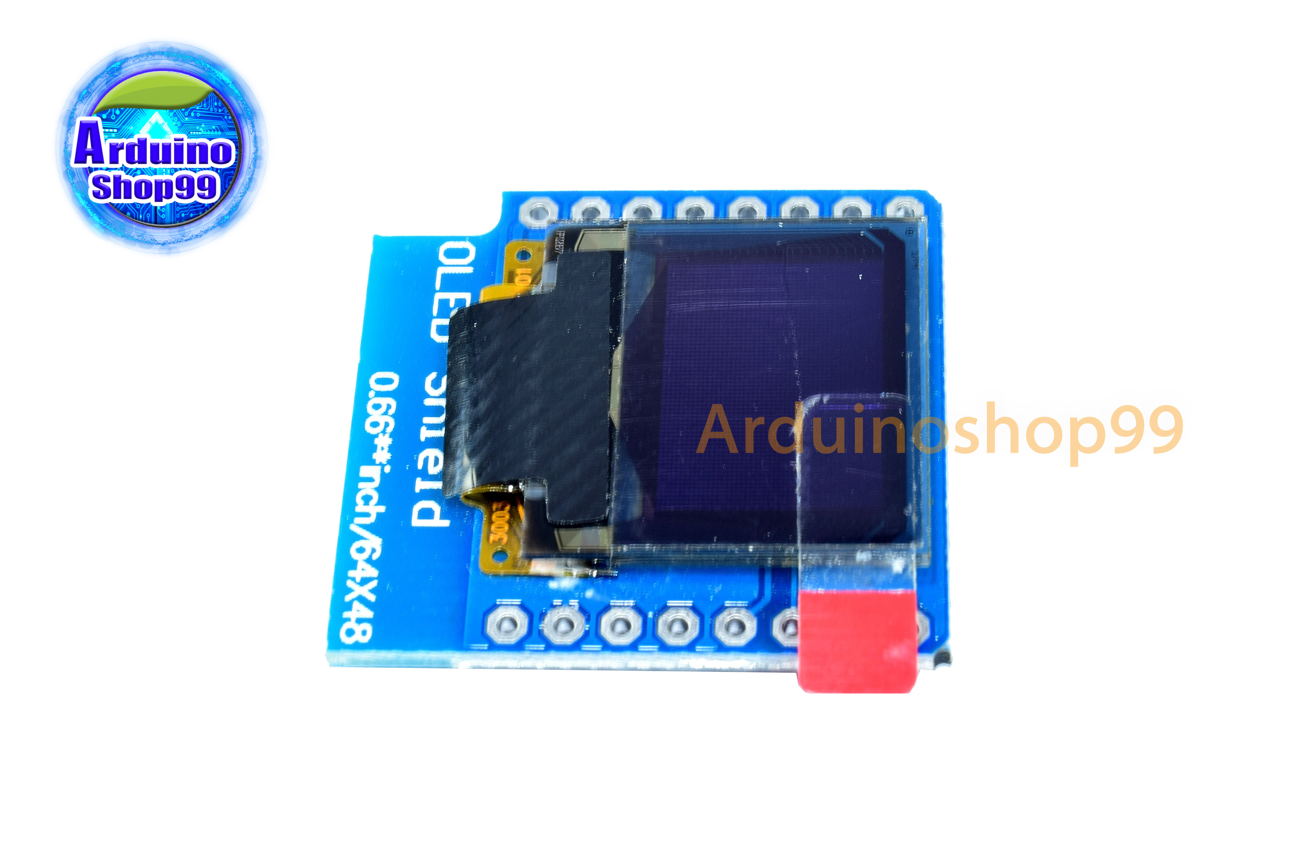 จอแสดงผล OLED ขนาด 0.66 นิ้ว แบบ SPI-I2C FOR D1 MINI