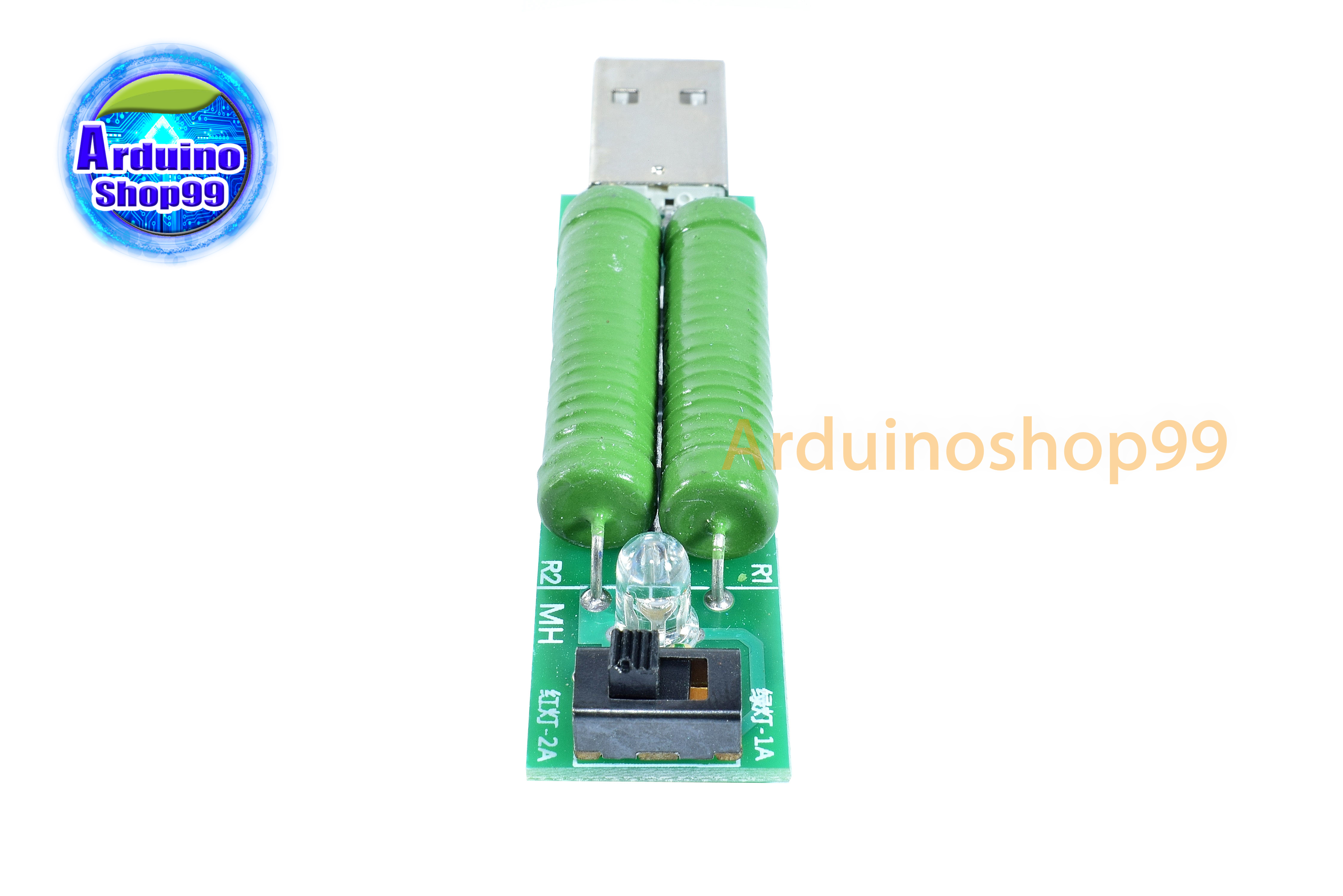 USB Charge Current Detection Load Testing instrument 2A/1A Discharge Aging Resistance USB Power Adapter