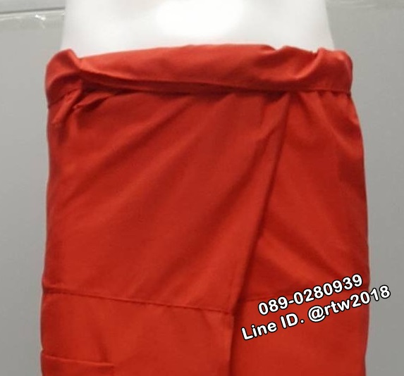 กางเกงสปาขาสามส่วนสีแดงสด (รหัส E60)