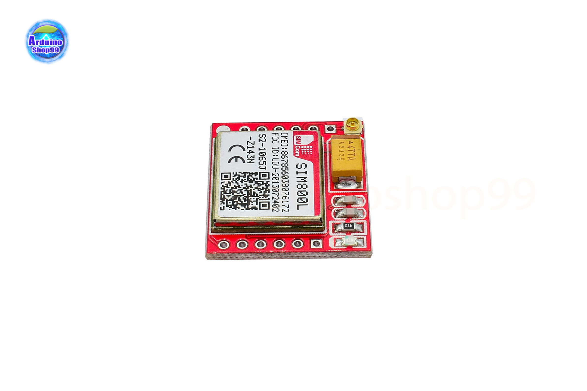 SIM800L GSM GPRS Module Board, MicroSIM Transfer Card Core Board Quad-band